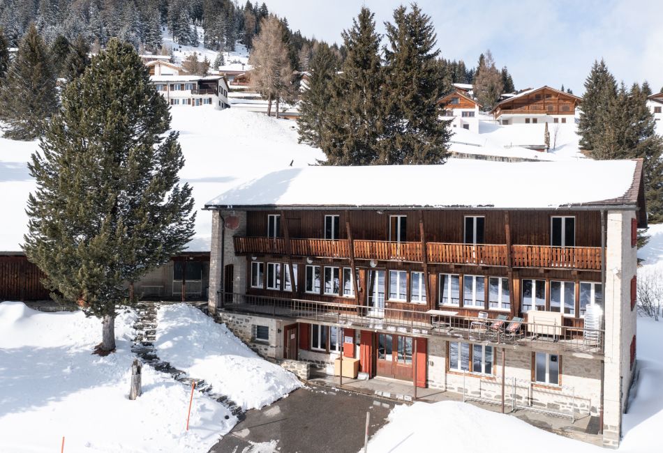 Haupthaus, Winterbild