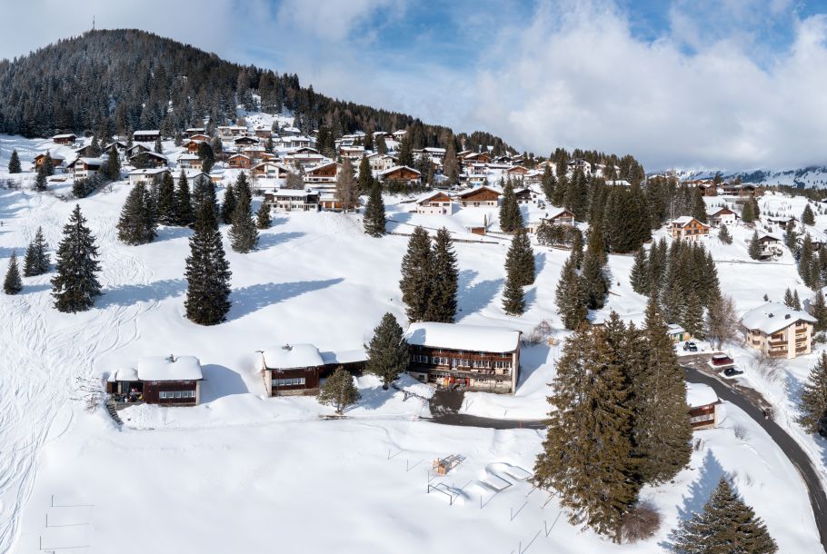 Anlage im Winter